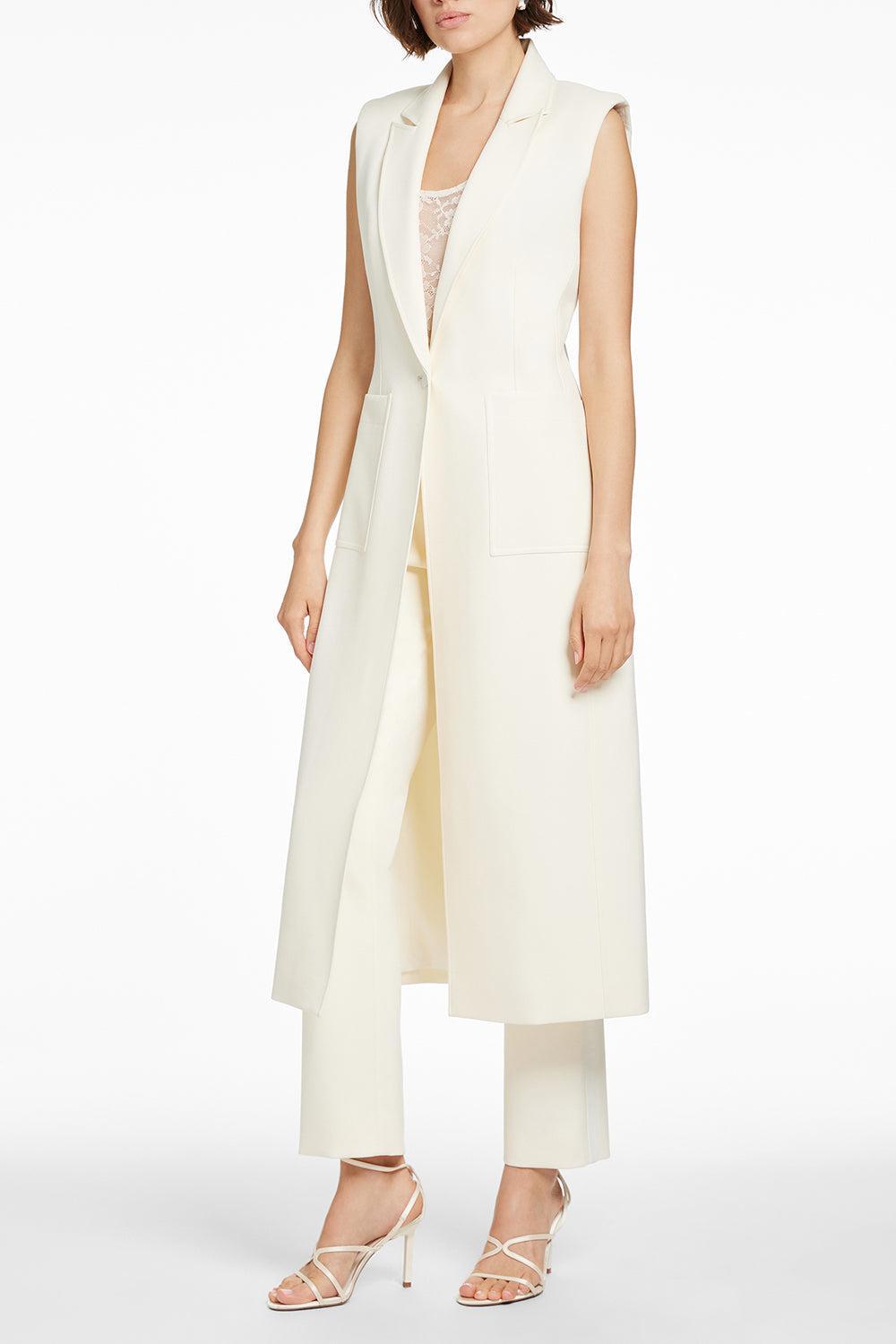 Wells Longline Vest-IVORY-XS-CLOTHINGJACKETVESTS-TOCCIN