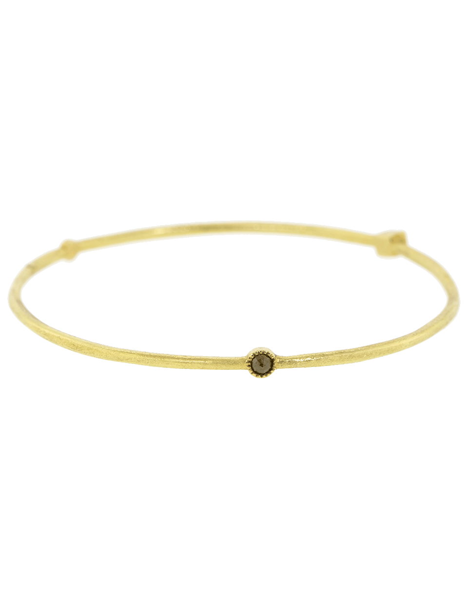 TODD REED-Diamond Bangle-YELLOW GOLD