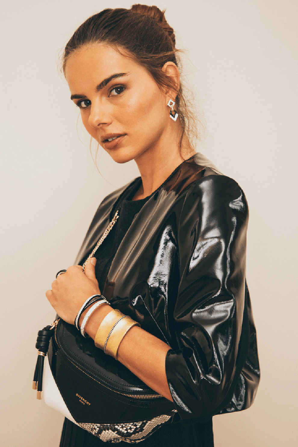 Diamond Line Wide Gold Cuff | TODD REED – Marissa Collections