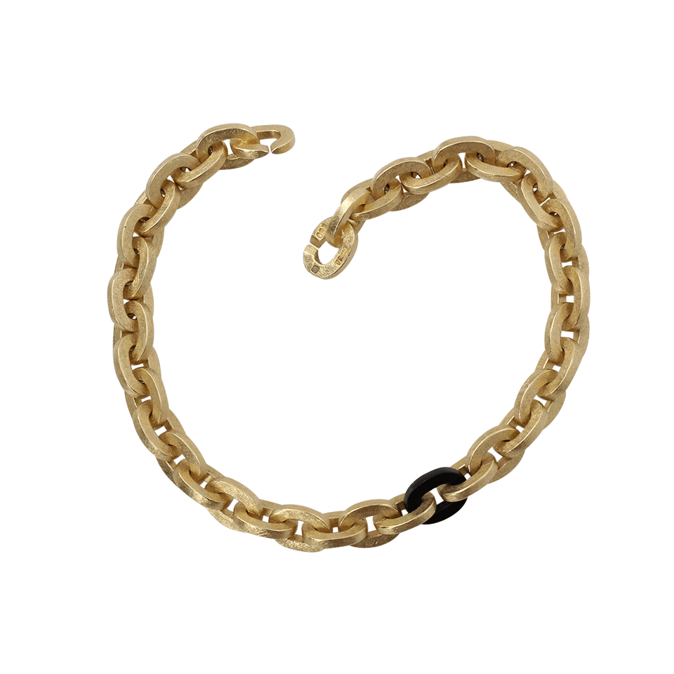 TODD REED-Gold Link Bracelet-YELLOW GOLD