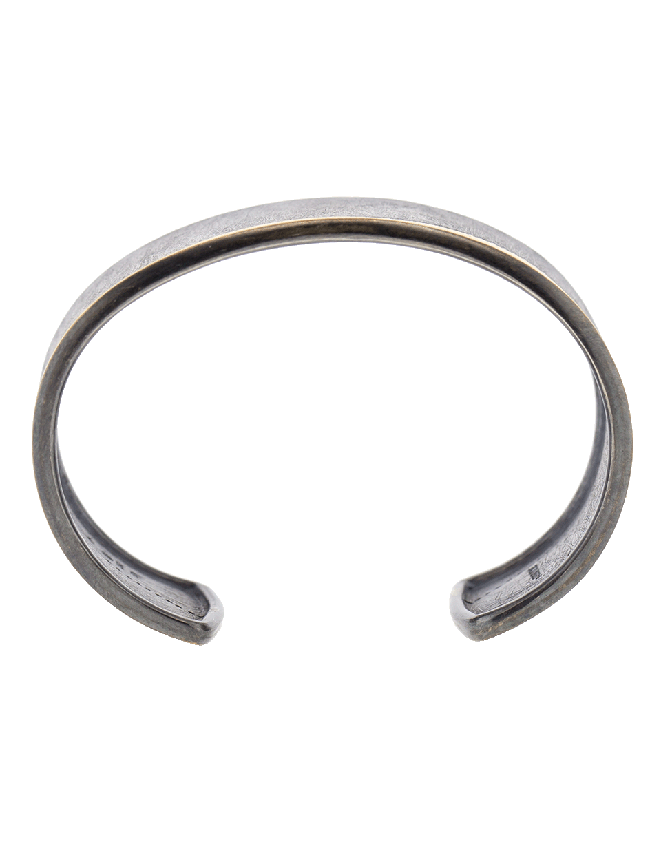 TODD REED-Diamond Line Silver Cuff Bracelet-ROSE GOLD