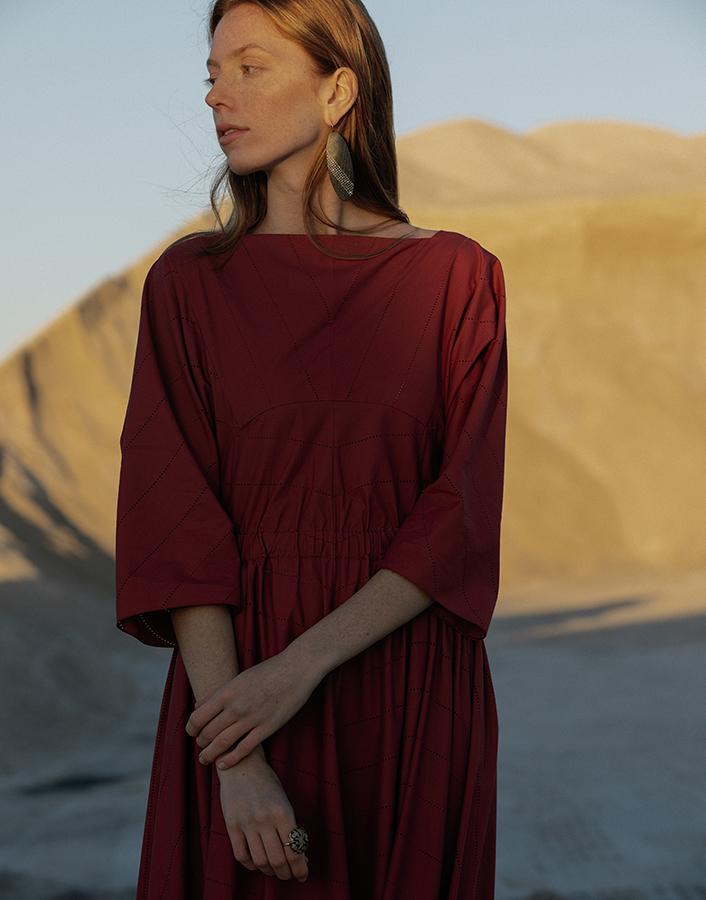 TODD REED-Black and White Diamond Drop Earring-SILVER