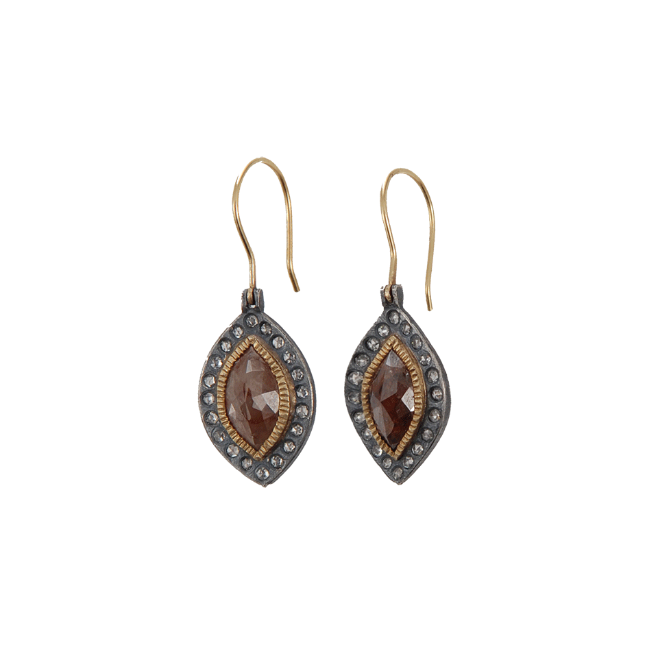 TODD REED-Fancy Diamond Earrings-SILVER