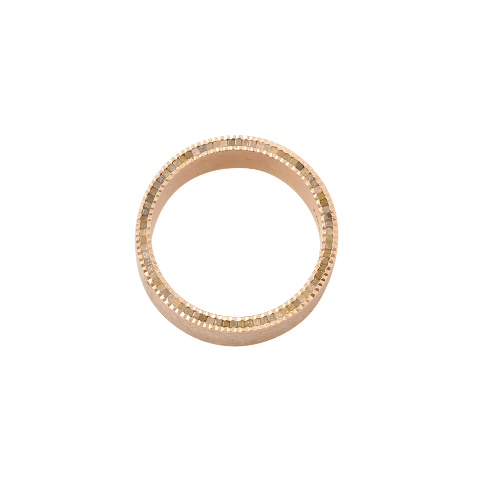 TODD REED-Rose Gold Diamond Edge Ring-ROSE GOLD