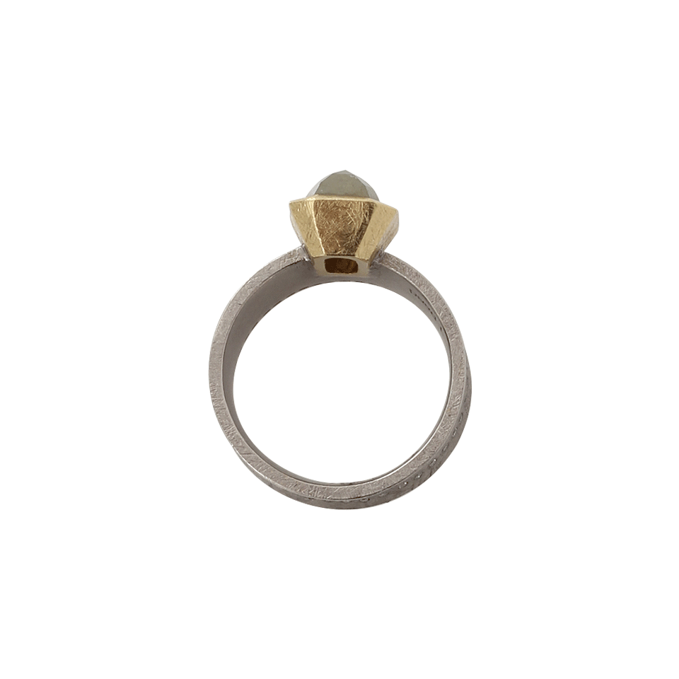 TODD REED-Yellow-Green Diamond Band-SILVER