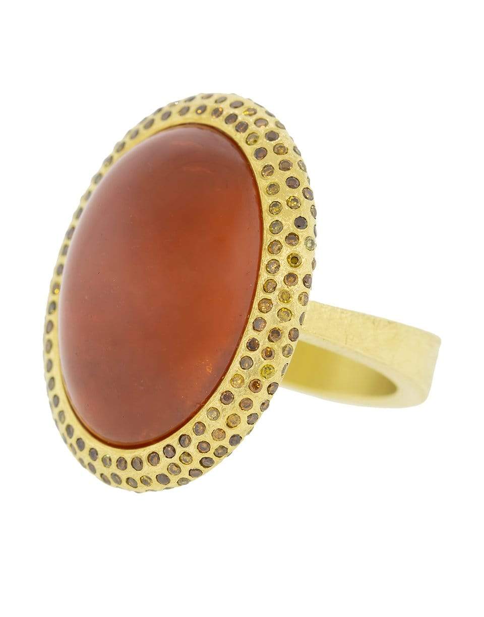 TODD REED-Mandarin Garnet Ring-YELLOW GOLD