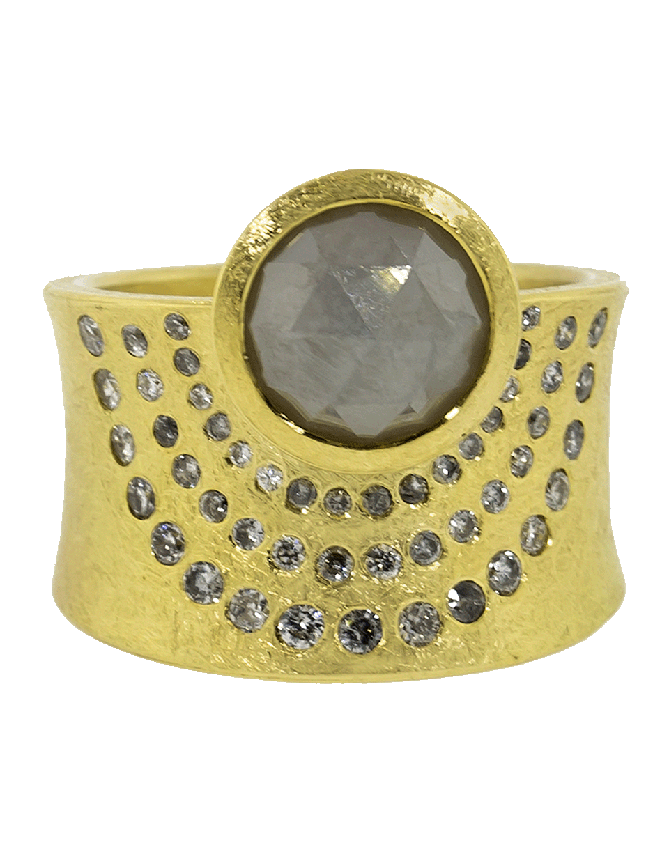TODD REED-Fancy Diamond Ring-YELLOW GOLD