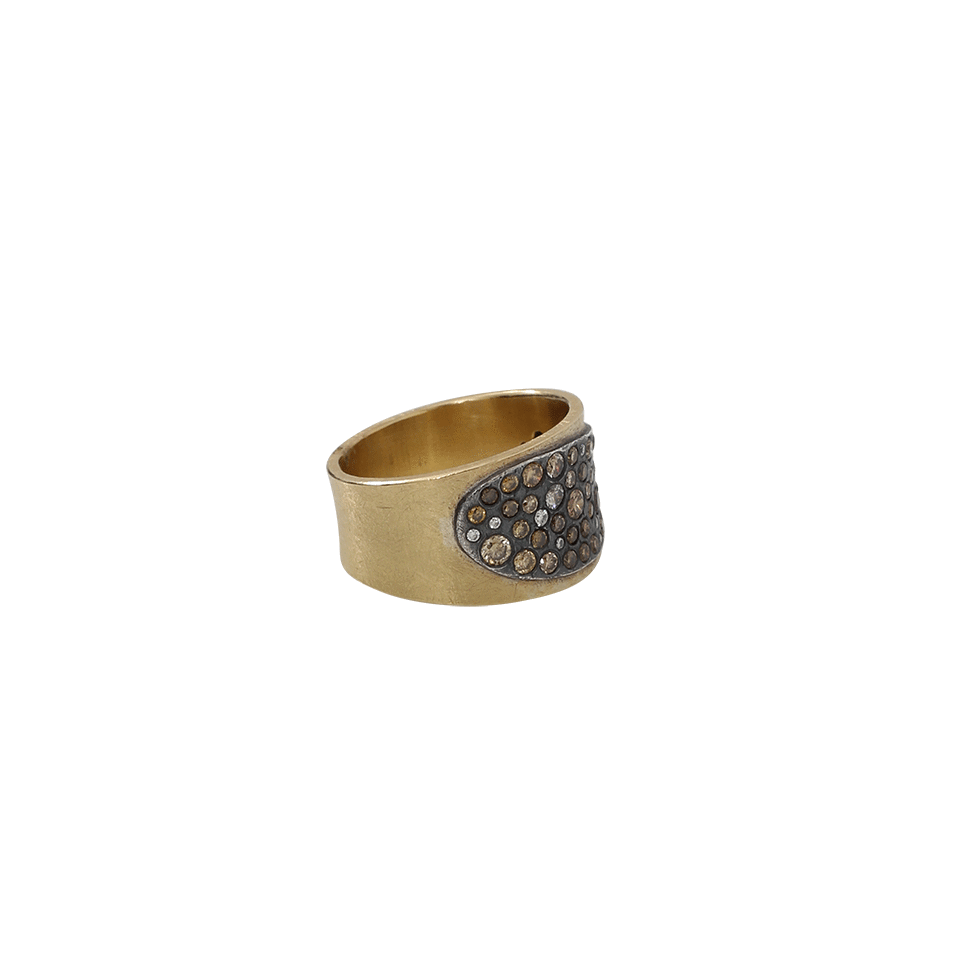 TODD REED-Autumn Diamond Mix Ring-YELLOW GOLD