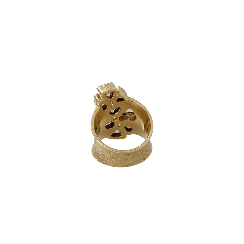 TODD REED-Diamond Macles Ring-YELLOW GOLD