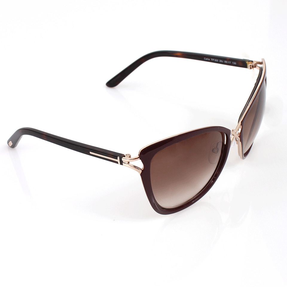 TOM FORD-Celia Metal Sunglasses-