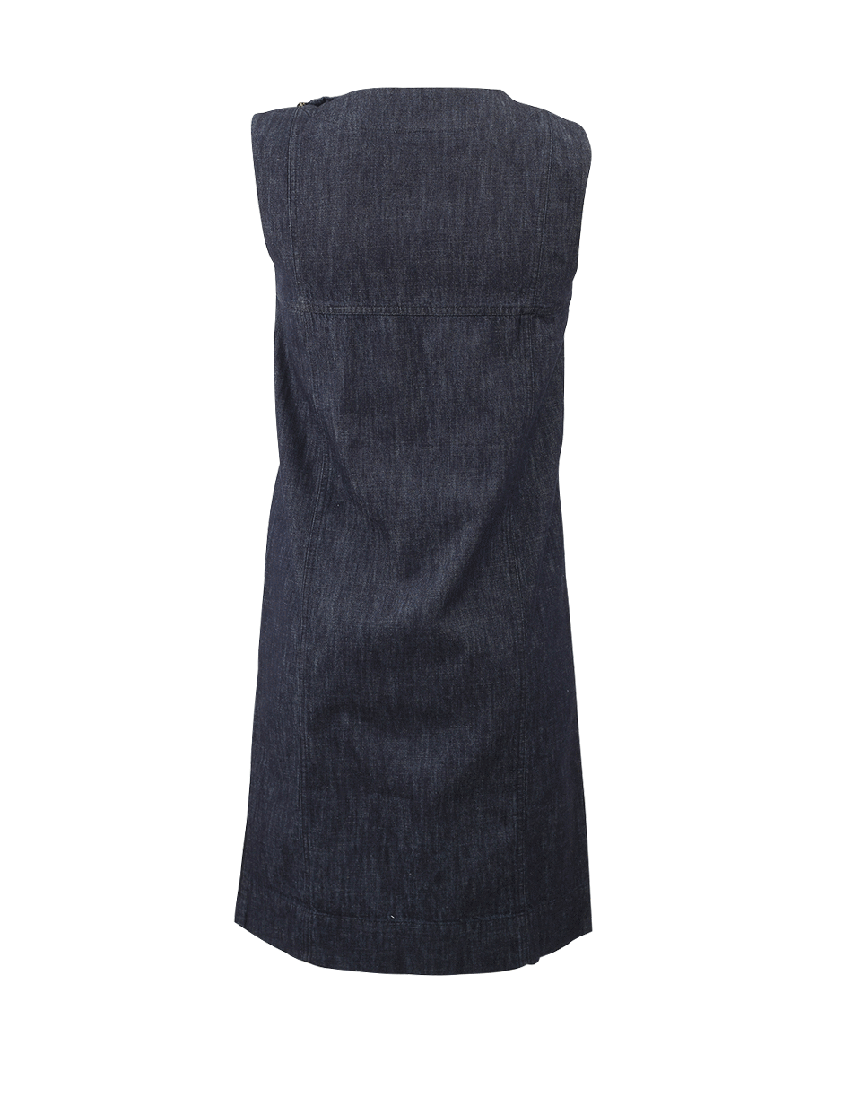 TOMAS MAIER-Screen Print Denim Dress-