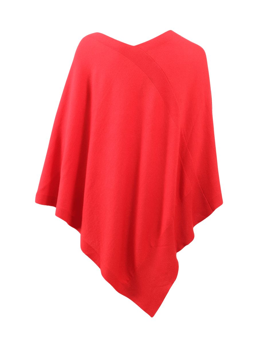 TOMAS MAIER-Cashmere Classic Poncho-FIRE