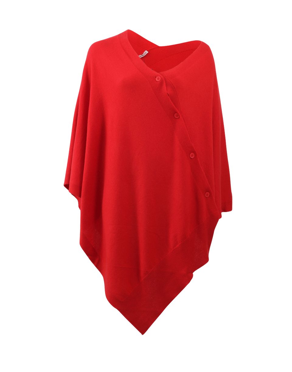 TOMAS MAIER-Cashmere Classic Poncho-FIRE