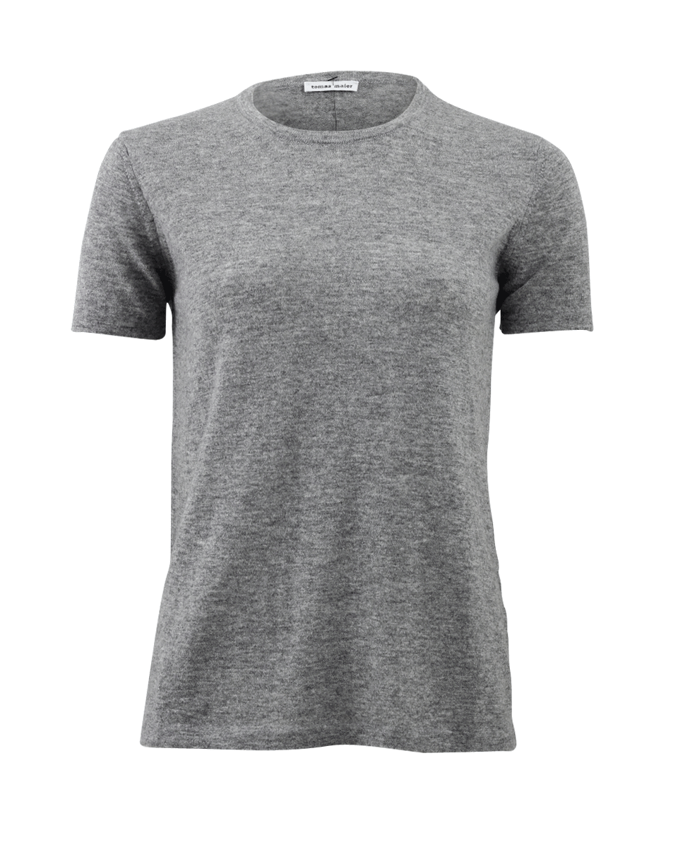 TOMAS MAIER-Melange Cashmere T-Shirt-