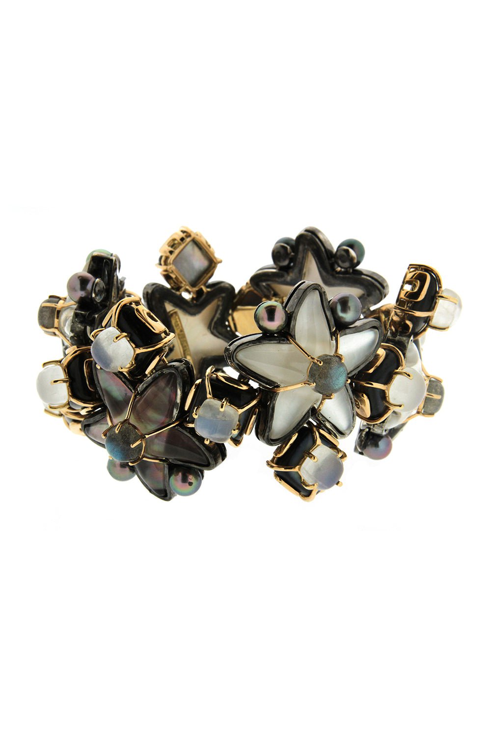 TONY DUQUETTE-Star Moonstone Bracelet-YELLOW GOLD