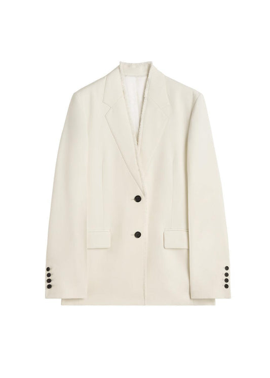 Raw Lapel Jacket-CREAM-34-CLOTHINGJACKETBLAZERS-TOTEME