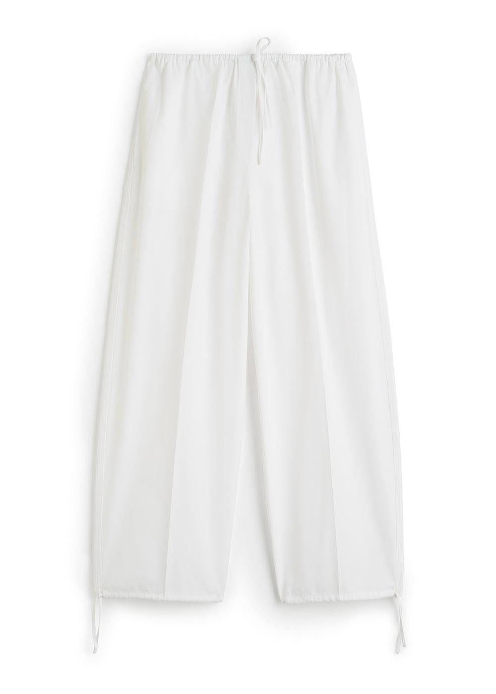 Drawstring Pant-WHITE-34-CLOTHINGPANTWIDE LEG-TOTEME