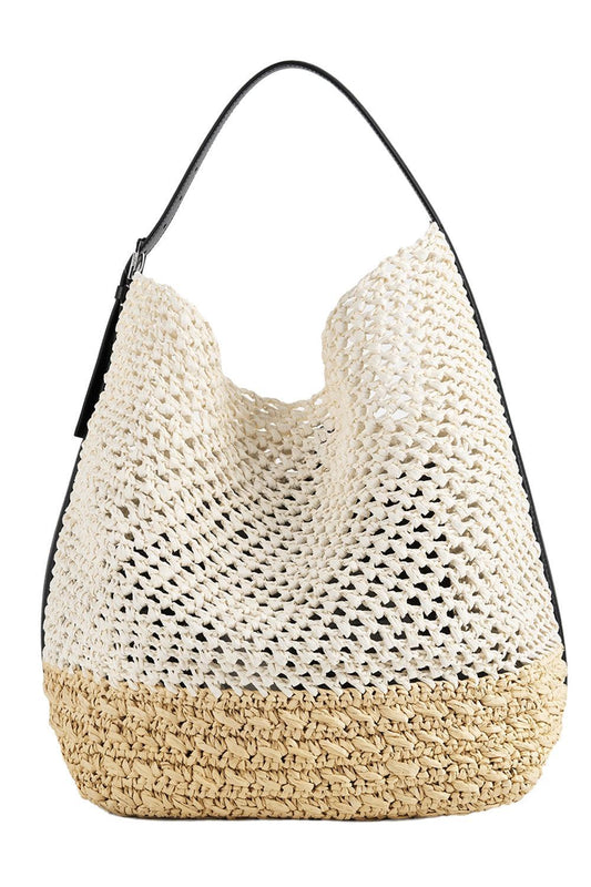 Belt Strap Paper Tote-CREAM-HANDBAGTOTES-TOTEME