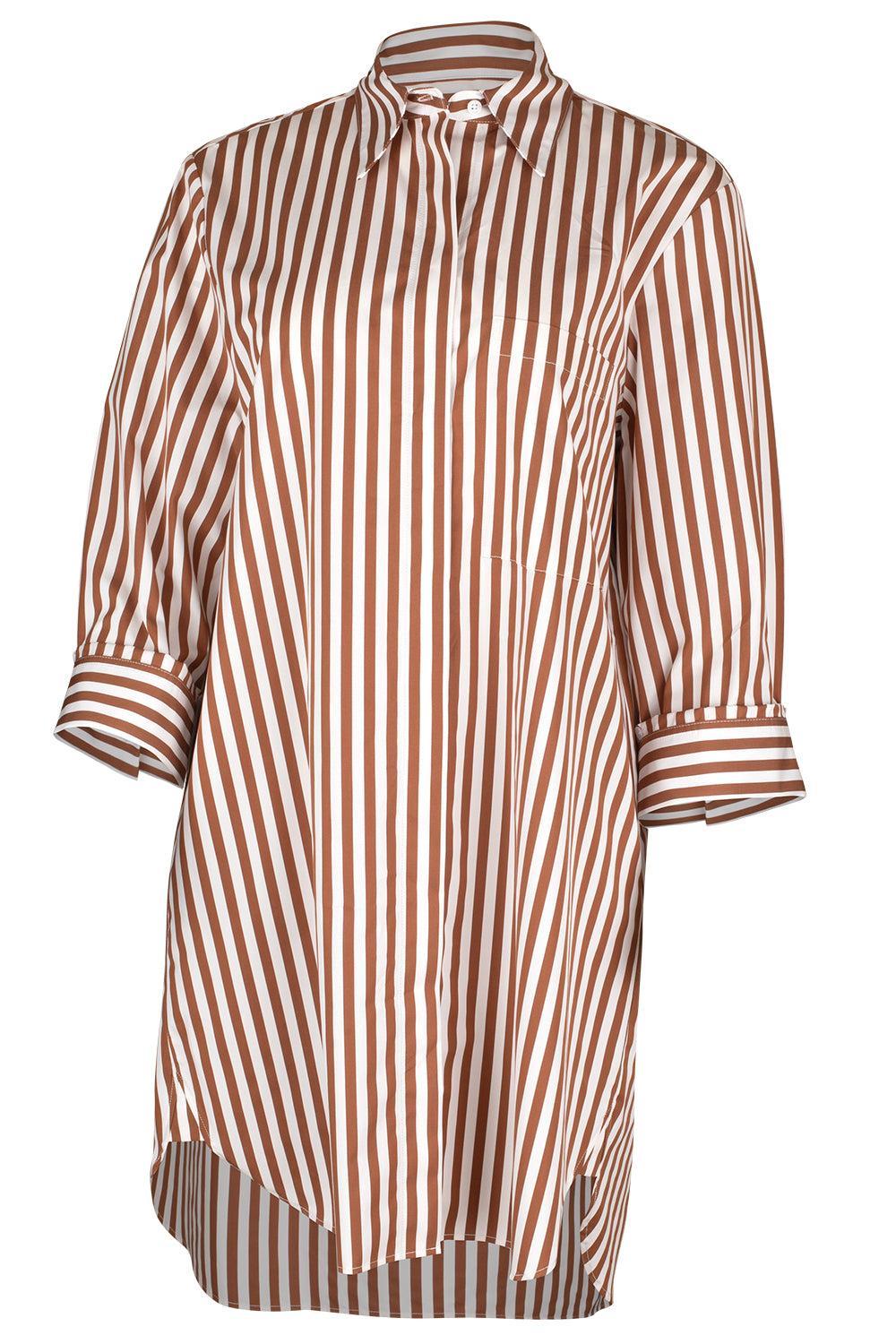 Morning After Shirt Dress-IVR/COGN-XS-CLOTHINGDRESSCASUAL-TWP