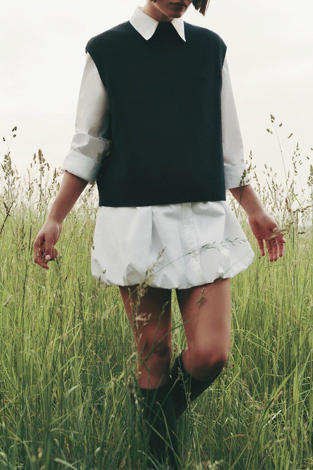 TWP-Lunch At LouLou Dress-WHITE