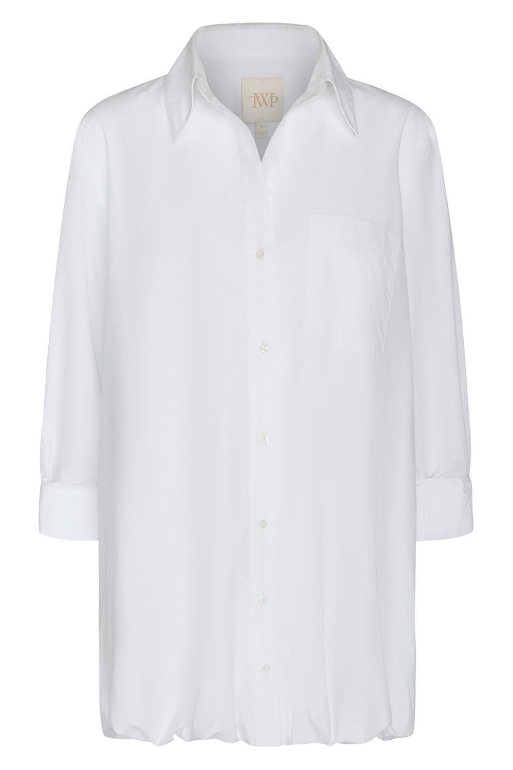 TWP-Lunch At LouLou Dress-WHITE