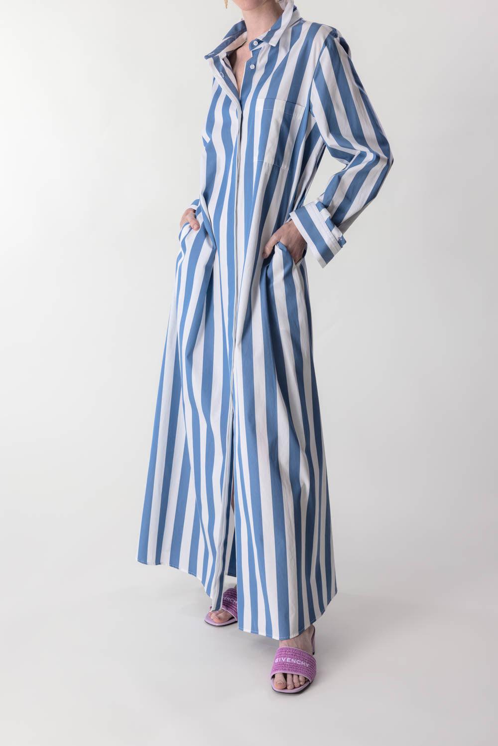 TWP-Jennys Gown - White/Vintage Denim-