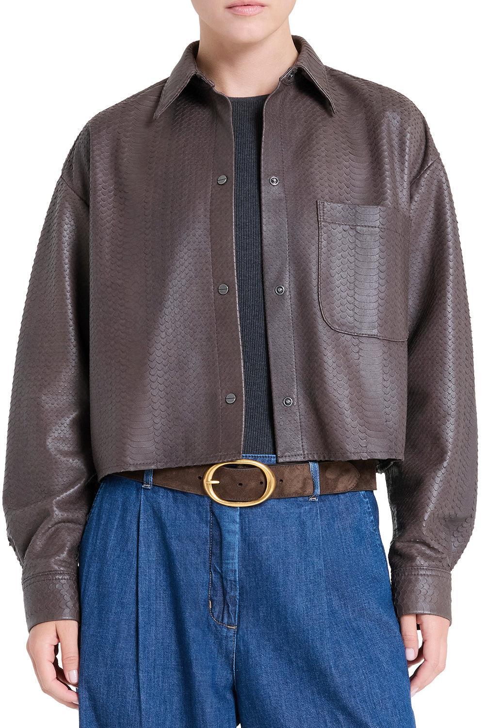 Little Big Joe Jacket - Dark Chocolate-BROWN-XS-CLOTHINGJACKETCASUAL-TWP