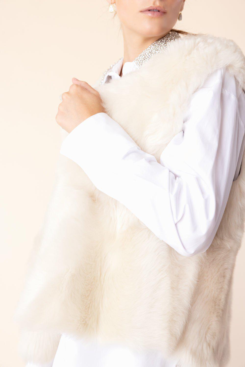 TWP-Jackson Hole Vest-IVORY