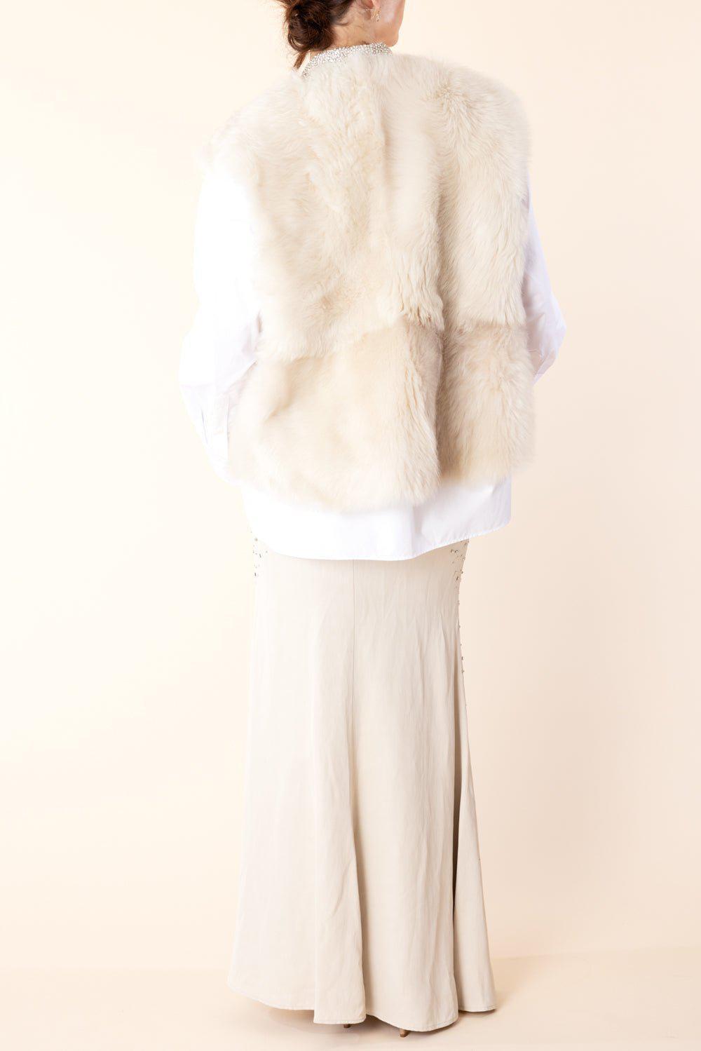 TWP-Jackson Hole Vest-IVORY