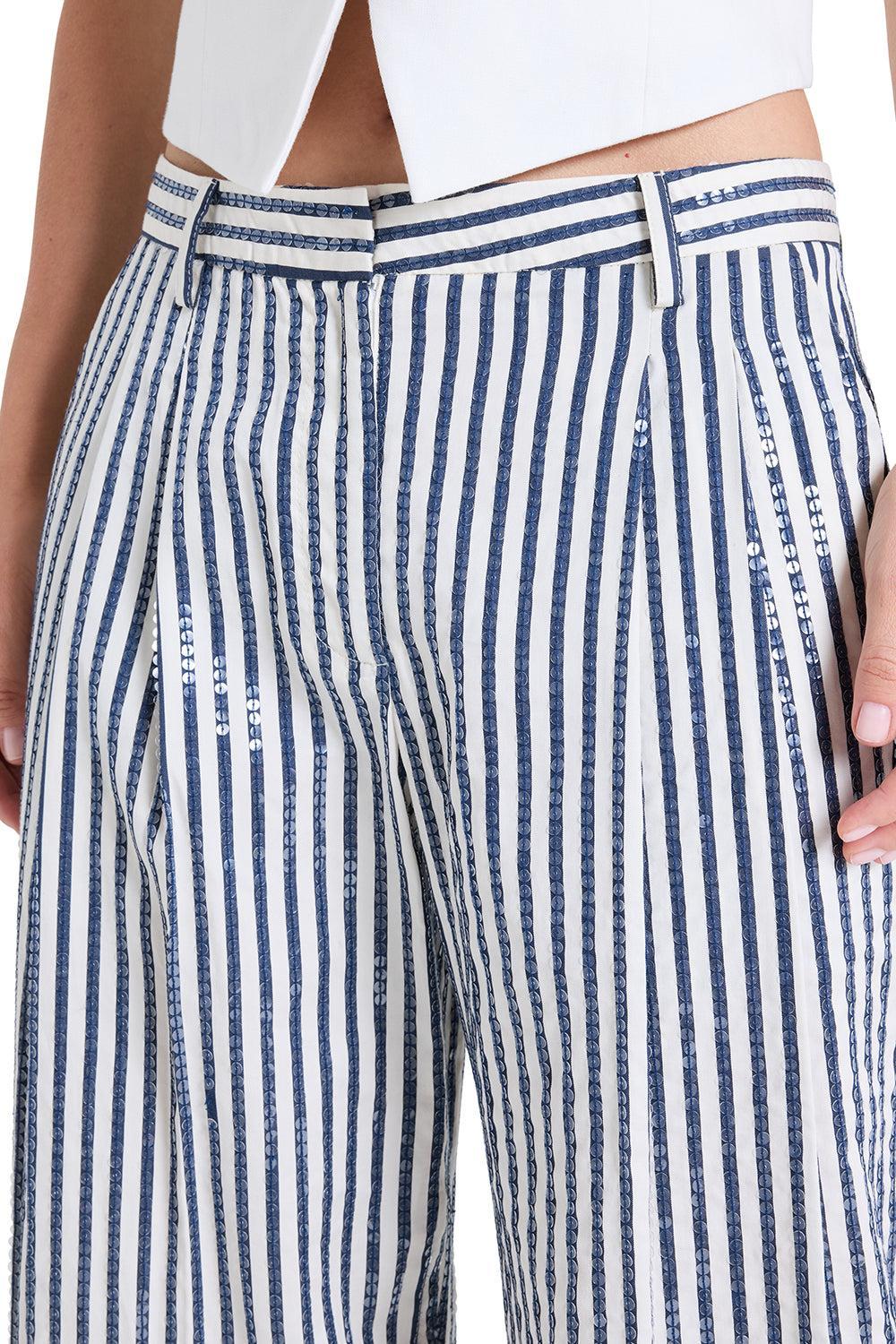 Sulli Trouser-STRIPE-2-CLOTHINGPANTCASUAL-TWP