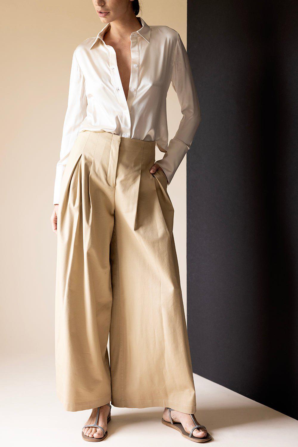 TWP-Drew Pant - Camel-