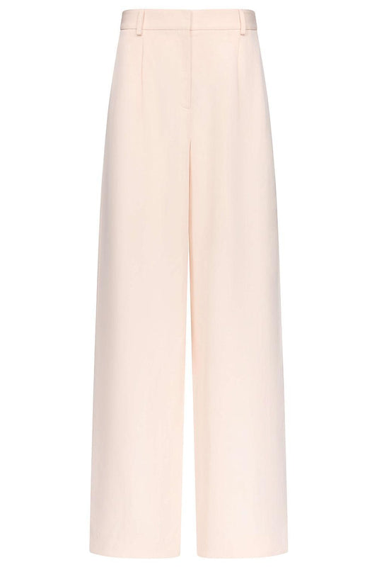 Hudson Street Trouser - Crème De Peche-CREAM-0-CLOTHINGPANTWIDE LEG-TWP