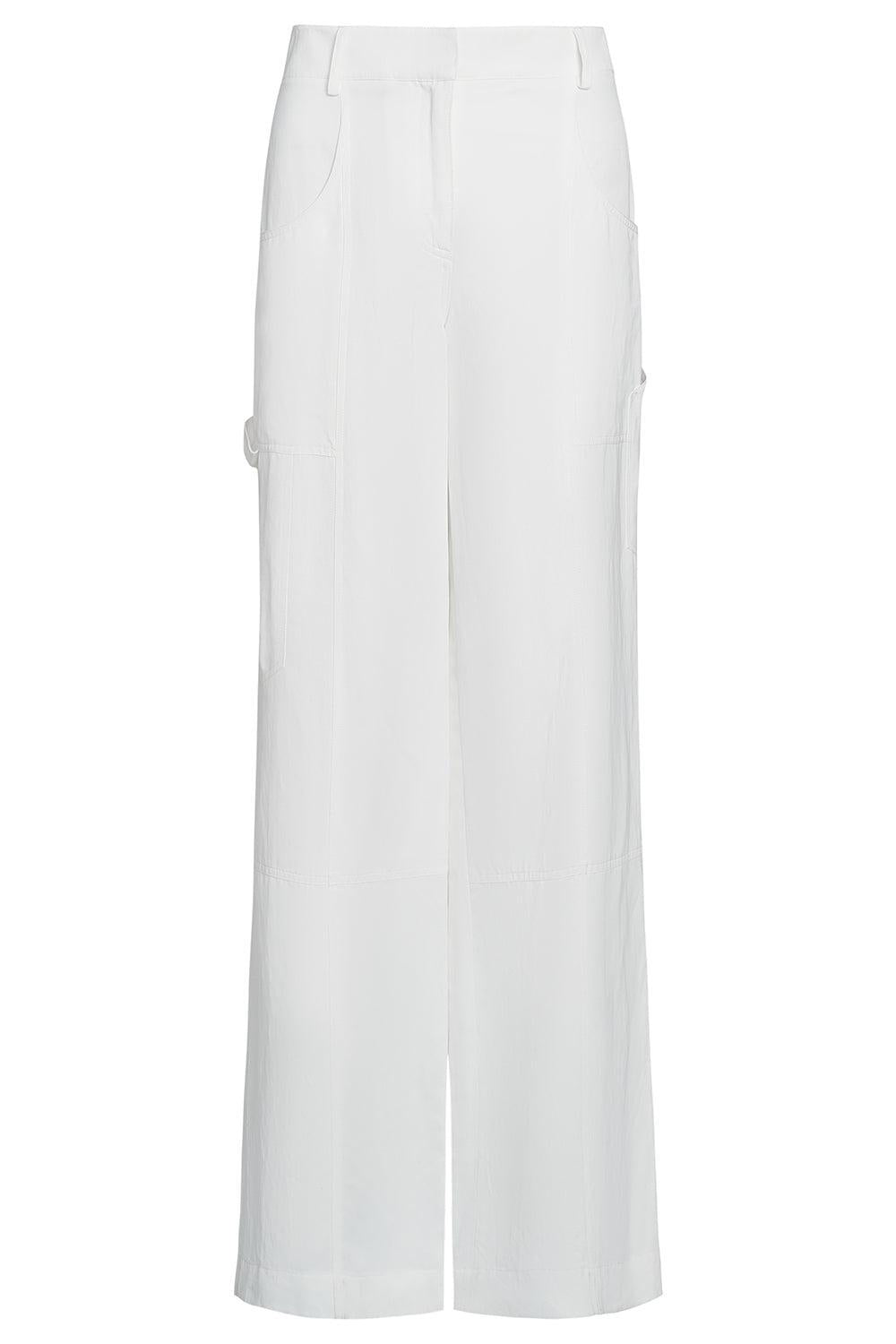 Chrystie Street Pant - White-WHITE-0-CLOTHINGPANTWIDE LEG-TWP