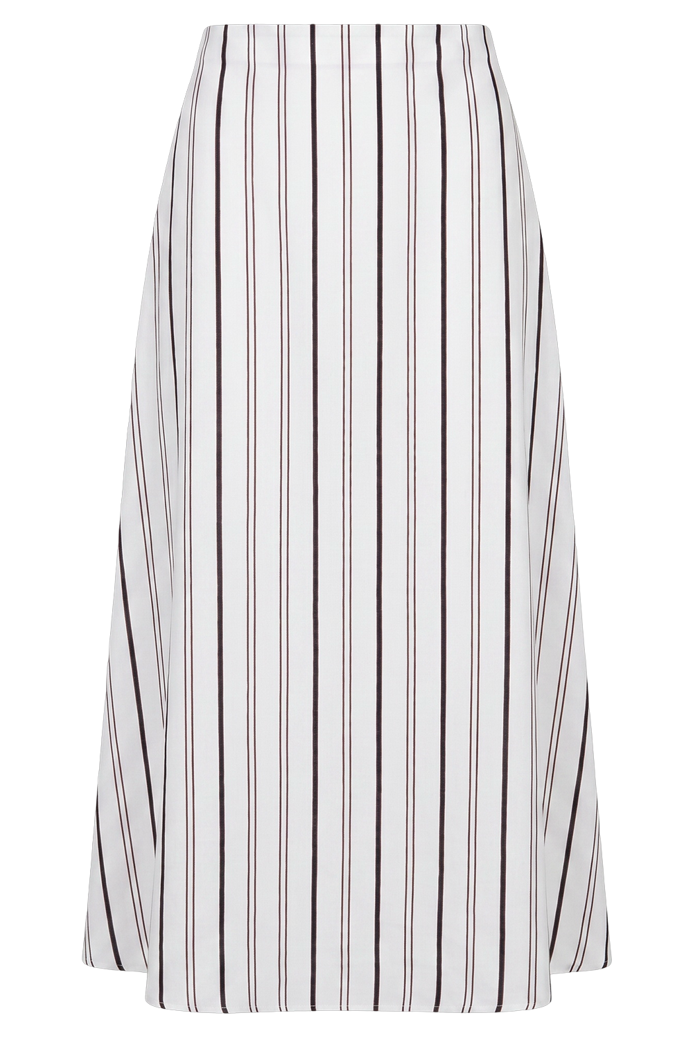  The A-Line Skirt - White Multi-STRIPE-2-CLOTHINGSKIRTMIDI-TWP 