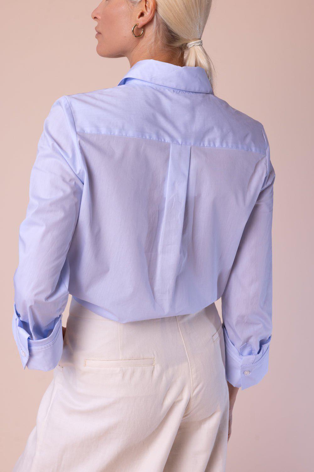 TWP-Boyfriend Shirt - Baby Blue-