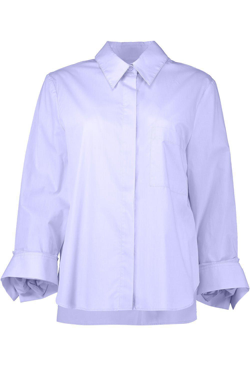 TWP-Boyfriend Shirt - Baby Blue-