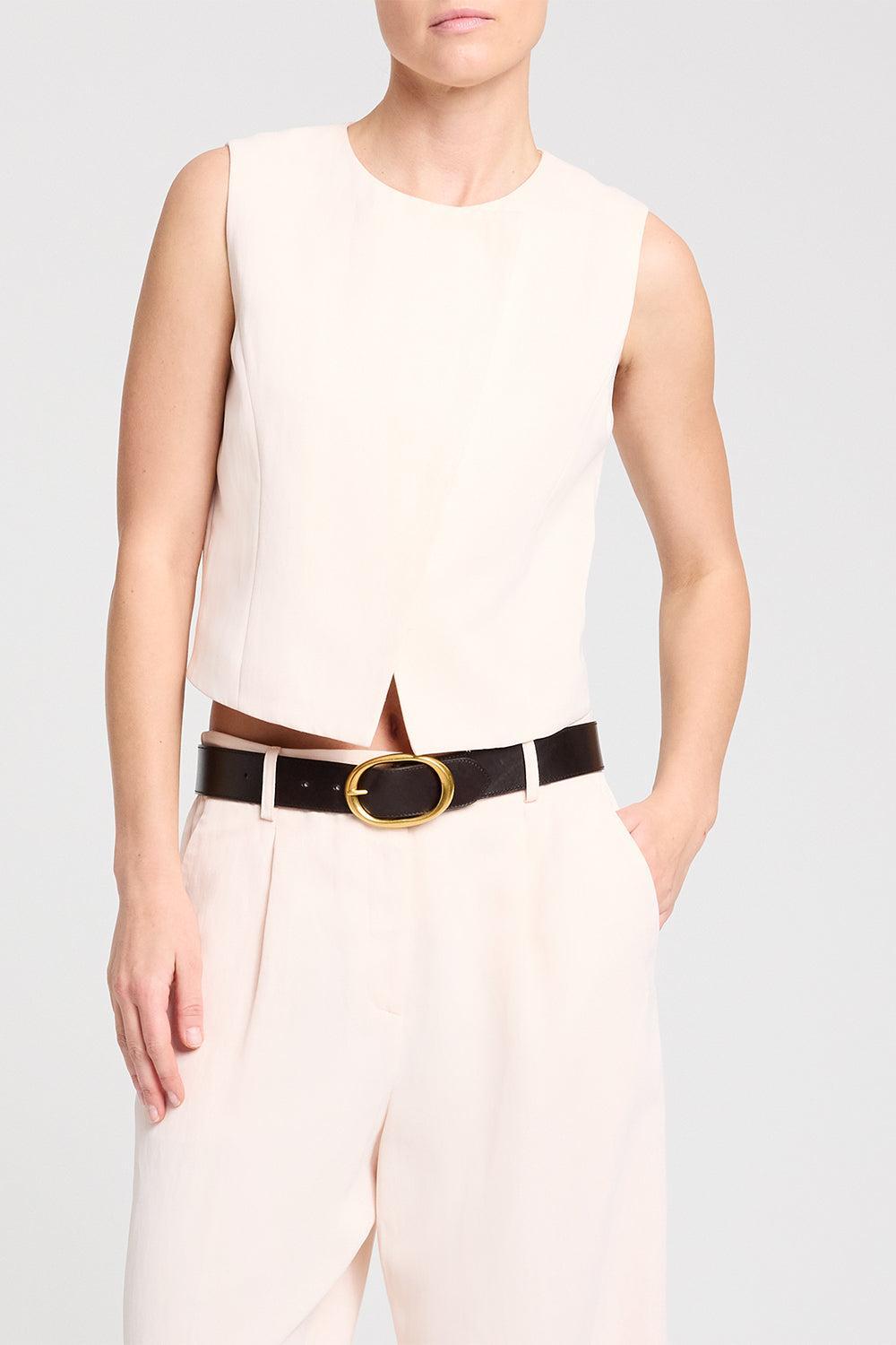 High Neck Vest-CREAM-XS-CLOTHINGTOPBLOUSE-TWP