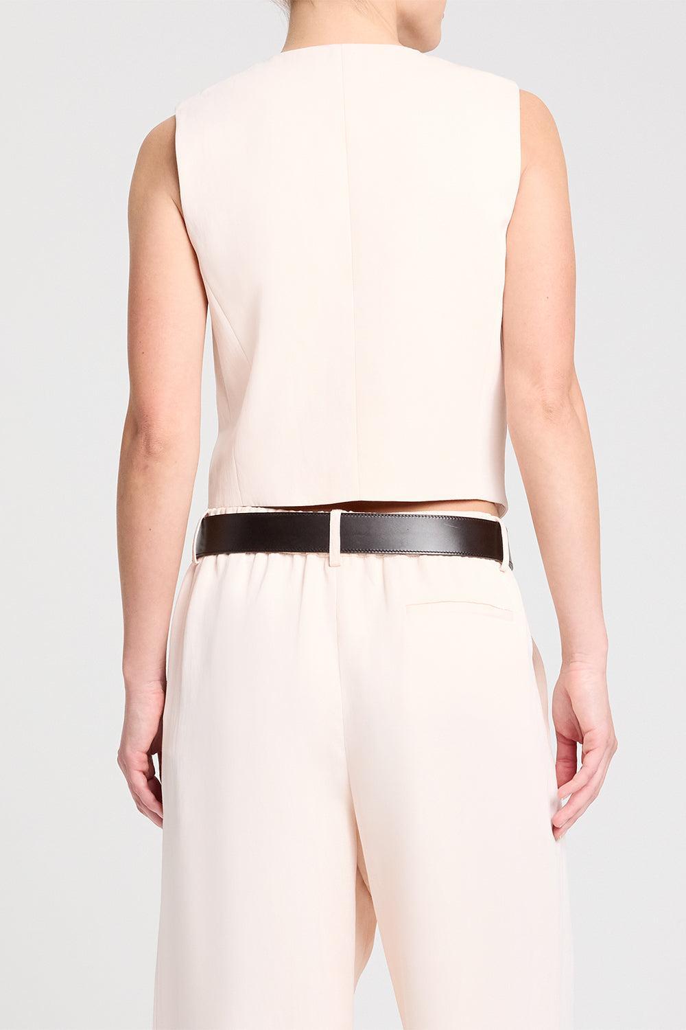 High Neck Vest-CREAM-XS-CLOTHINGTOPBLOUSE-TWP