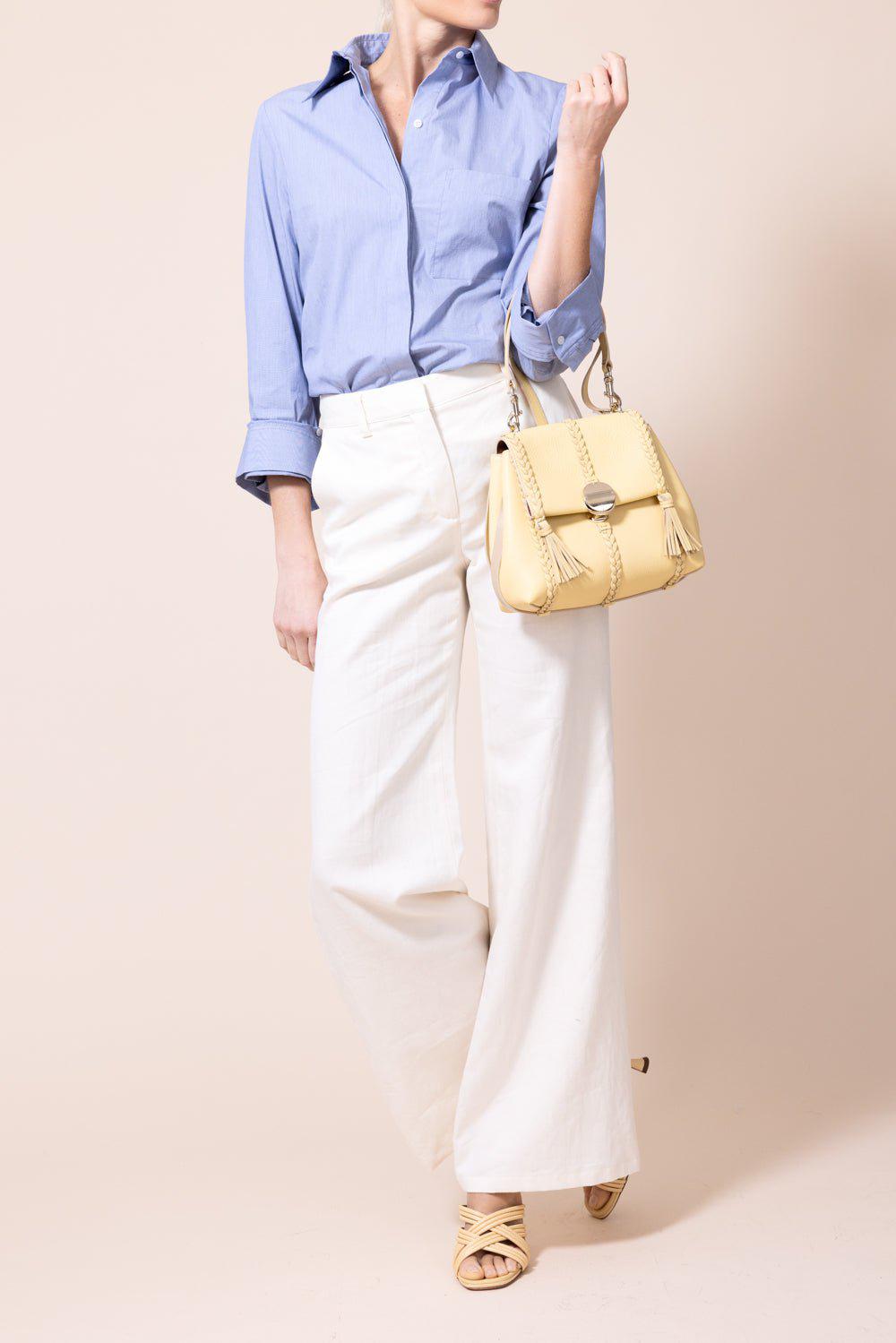 TWP-Boyfriend Shirt - Indigo Melange-