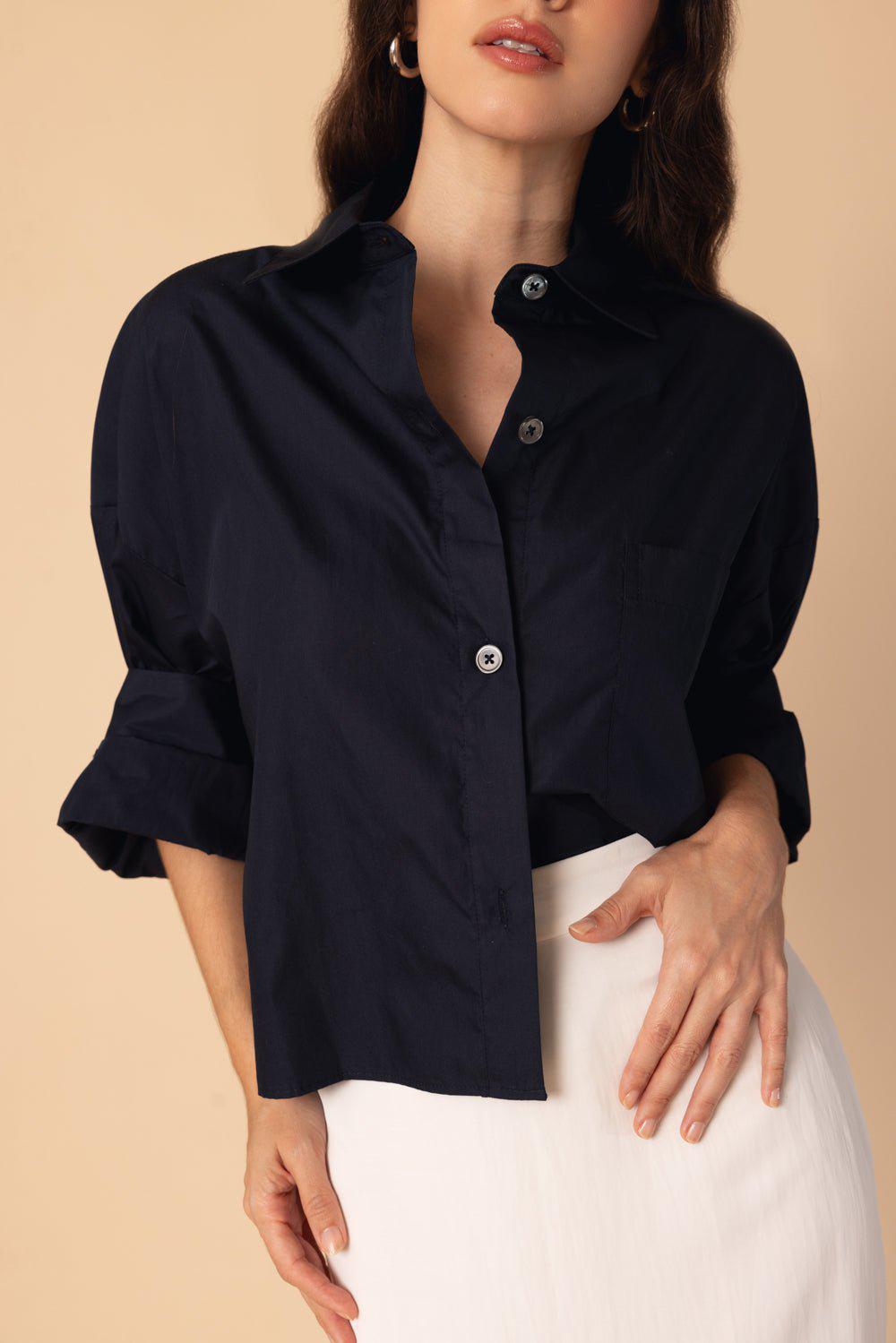 TWP-Next Ex Superfine Shirt - Midnight-