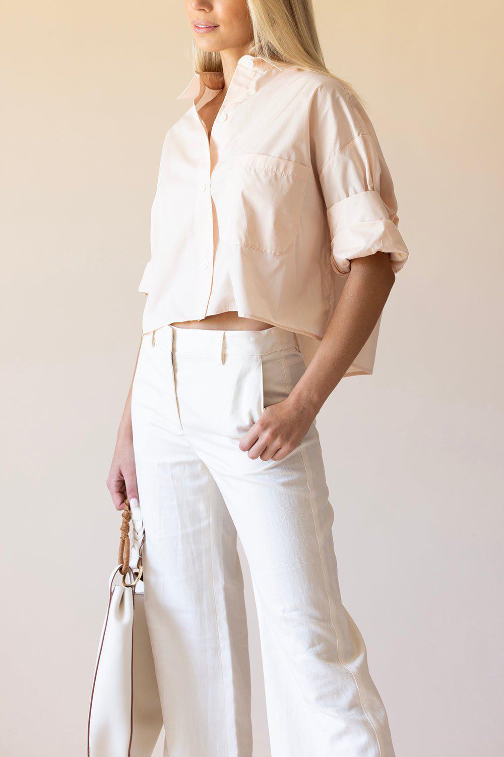 TWP-Next Ex Shirt - Pale Blush-
