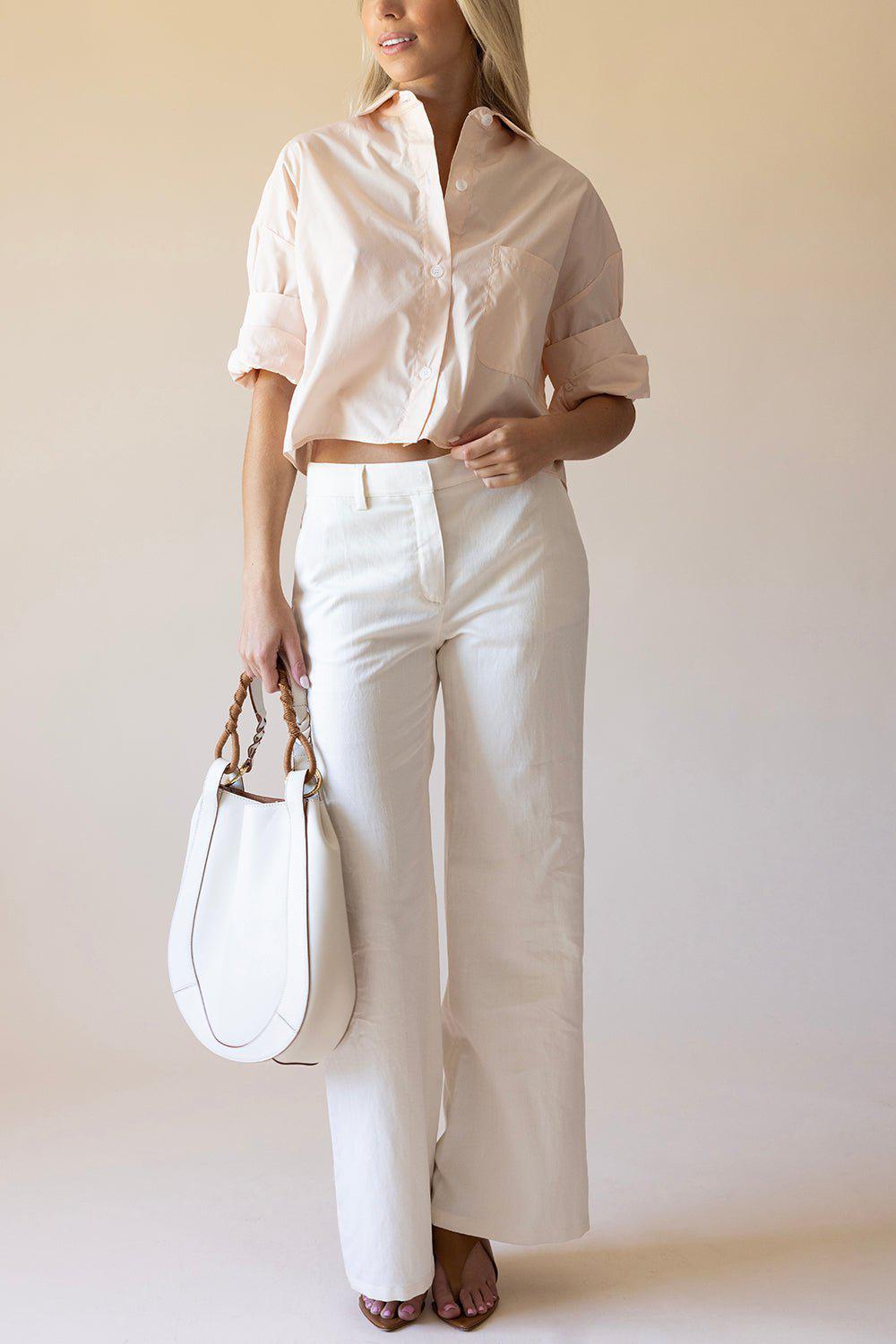 TWP-Next Ex Shirt - Pale Blush-