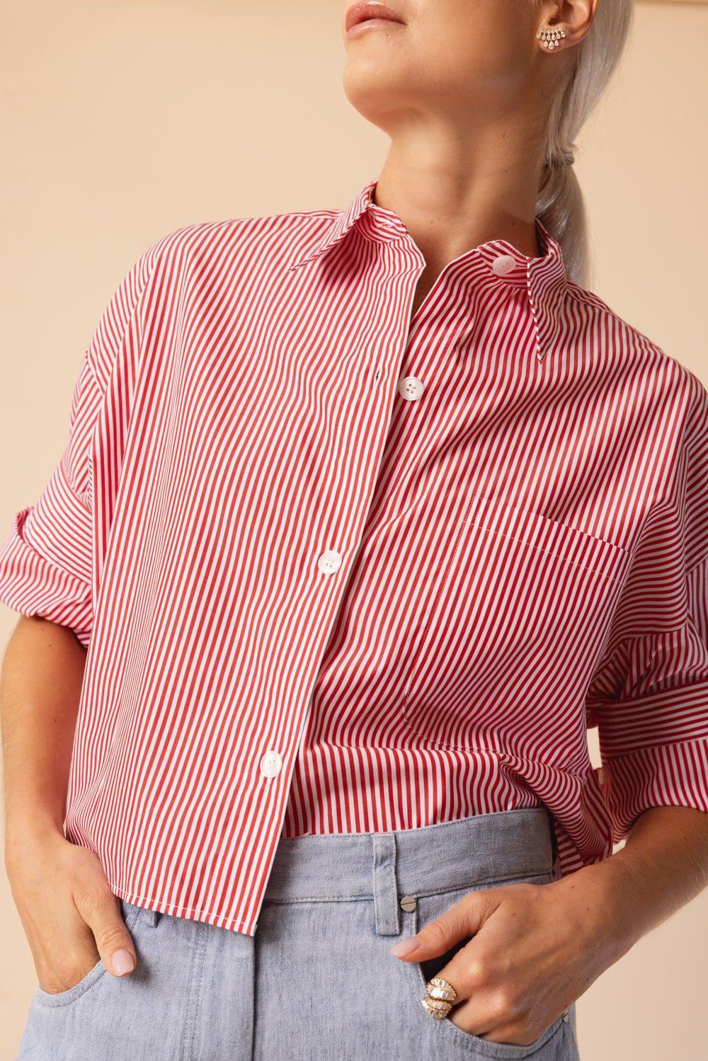 TWP-Next Ex Awning Lady Shirt - Red-