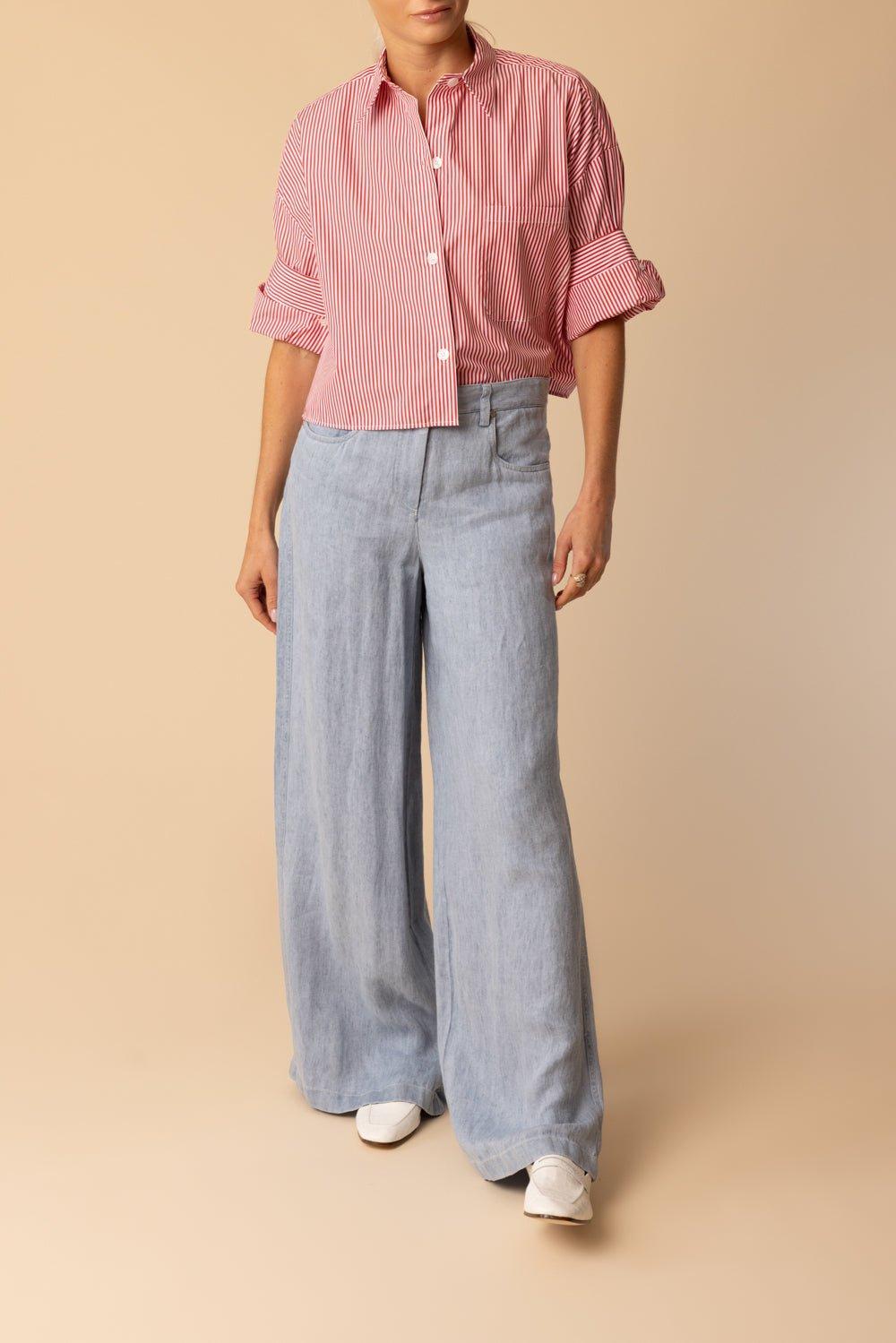 TWP-Next Ex Awning Lady Shirt - Red-
