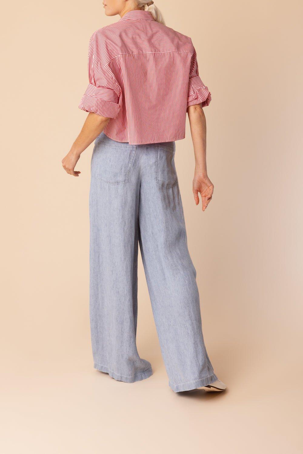 TWP-Next Ex Awning Lady Shirt - Red-
