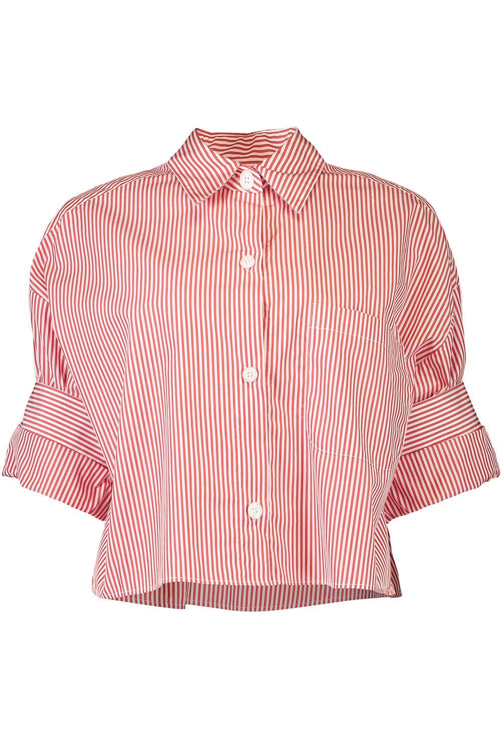 Next Ex Shirt - Red White-RED/WHT-P-CLOTHINGTOPBLOUSE-TWP