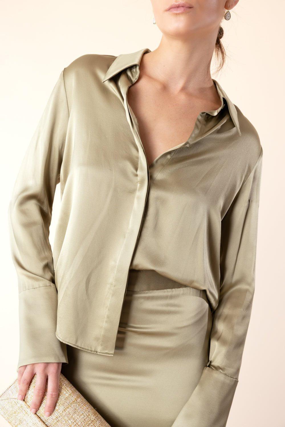 TWP-Object Of Affection Blouse - Sage-