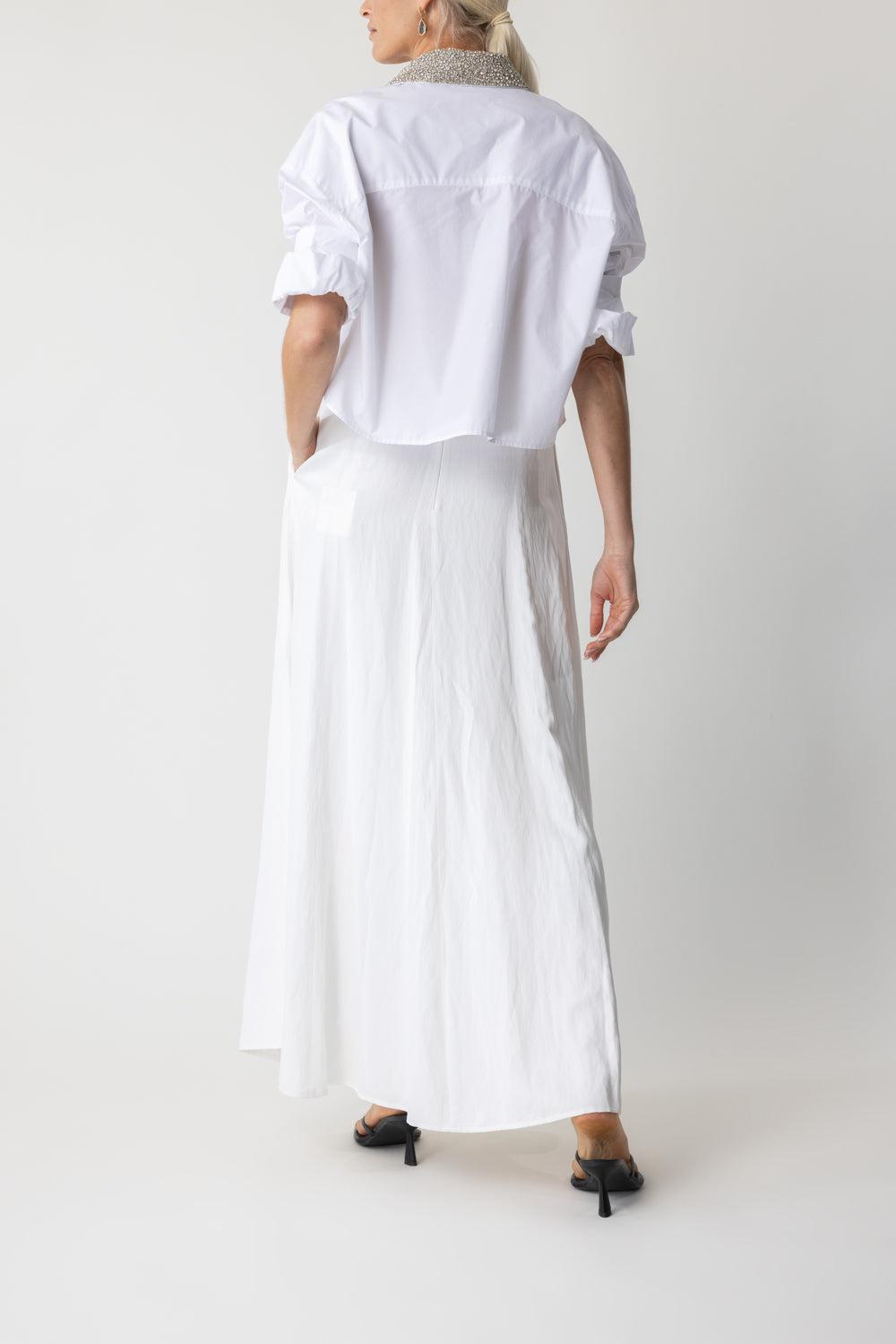 Next Ex Blouse - White-WHITE-M/L-CLOTHINGTOPBLOUSE-TWP