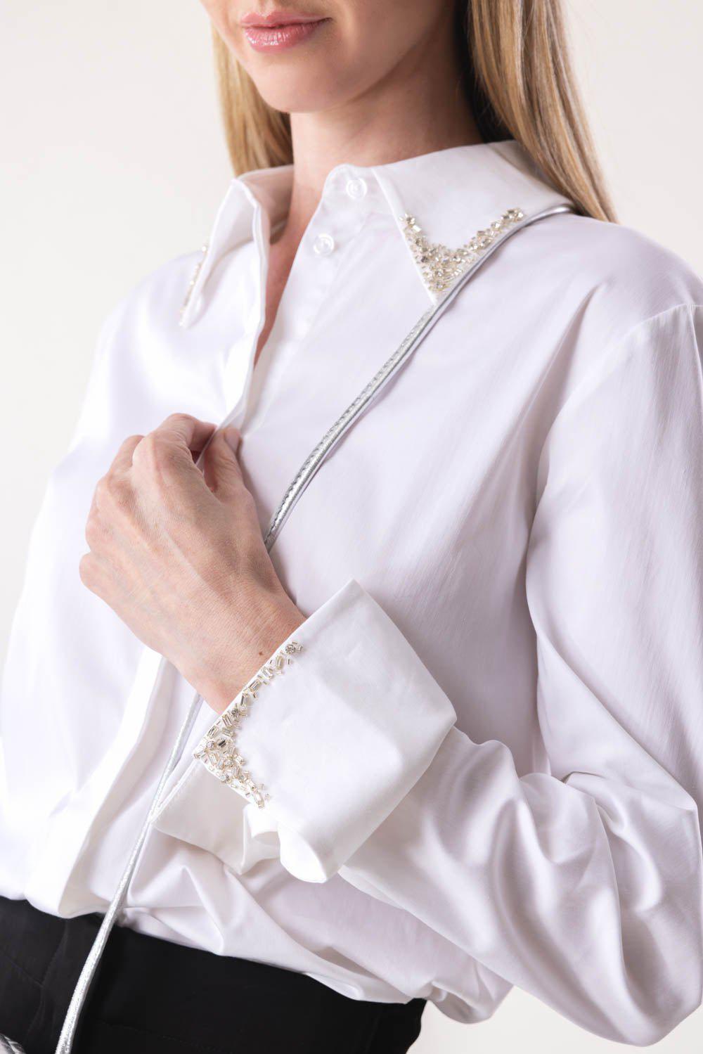 TWP-Object Of Affection Blouse - White-