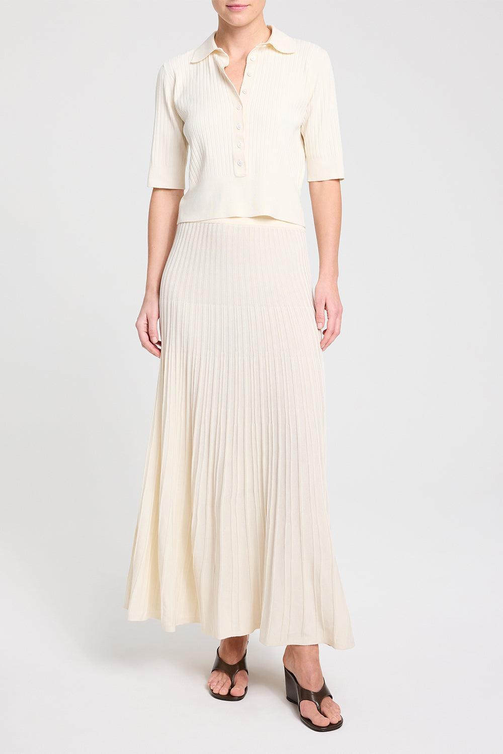 Short Sleeve Top-CREAM-XS-CLOTHINGTOPKNITS-TWP